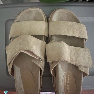 Cole Haan Women's Beige Strap Sandals